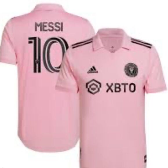 Adidas 23/24 Miami CF Home Jersey Messi 10 Pink Small NWT in packaging - Picture 6 of 13